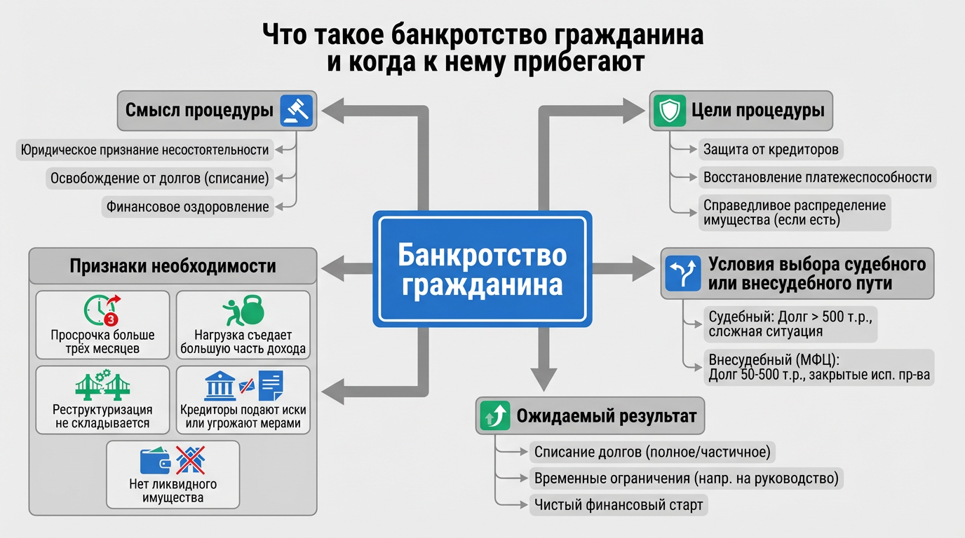 Что такое банкротсво гражданина